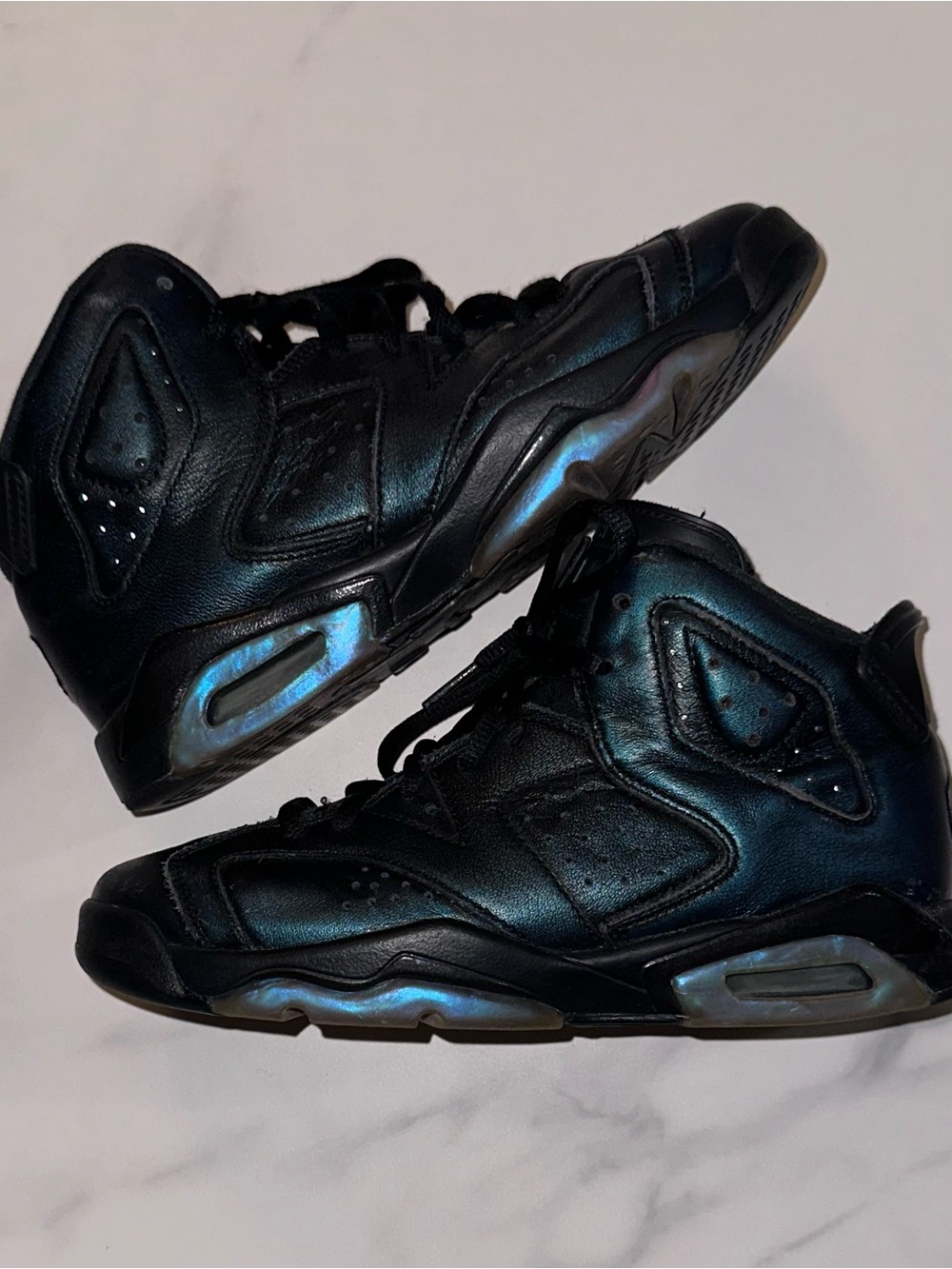 2017 Air Jordan 6 Retro All-Star “Chameleon” Black Size 5Y